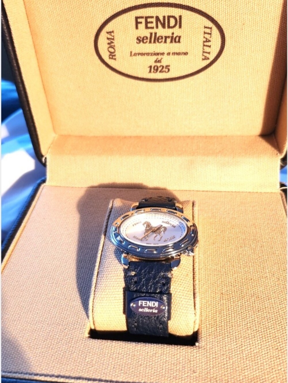 The Fendi Selleria watch is a luxurious wristwatch & Comes with Oroginal Case